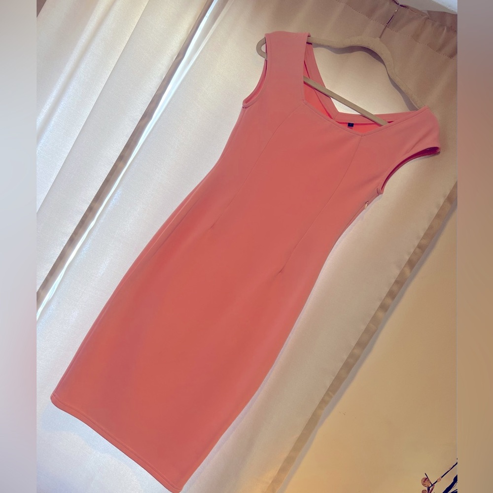 pastel pink cocktail dress size S.
